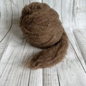 Shetland kardiert Braun