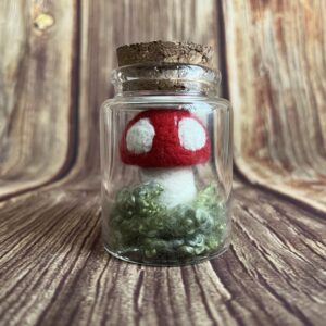 Fliegenpilz im Glas