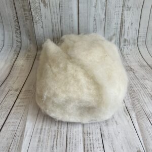 Bergschaf Vlies Natur weiss