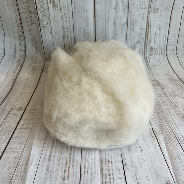 Bergschaf Vlies Natur weiss